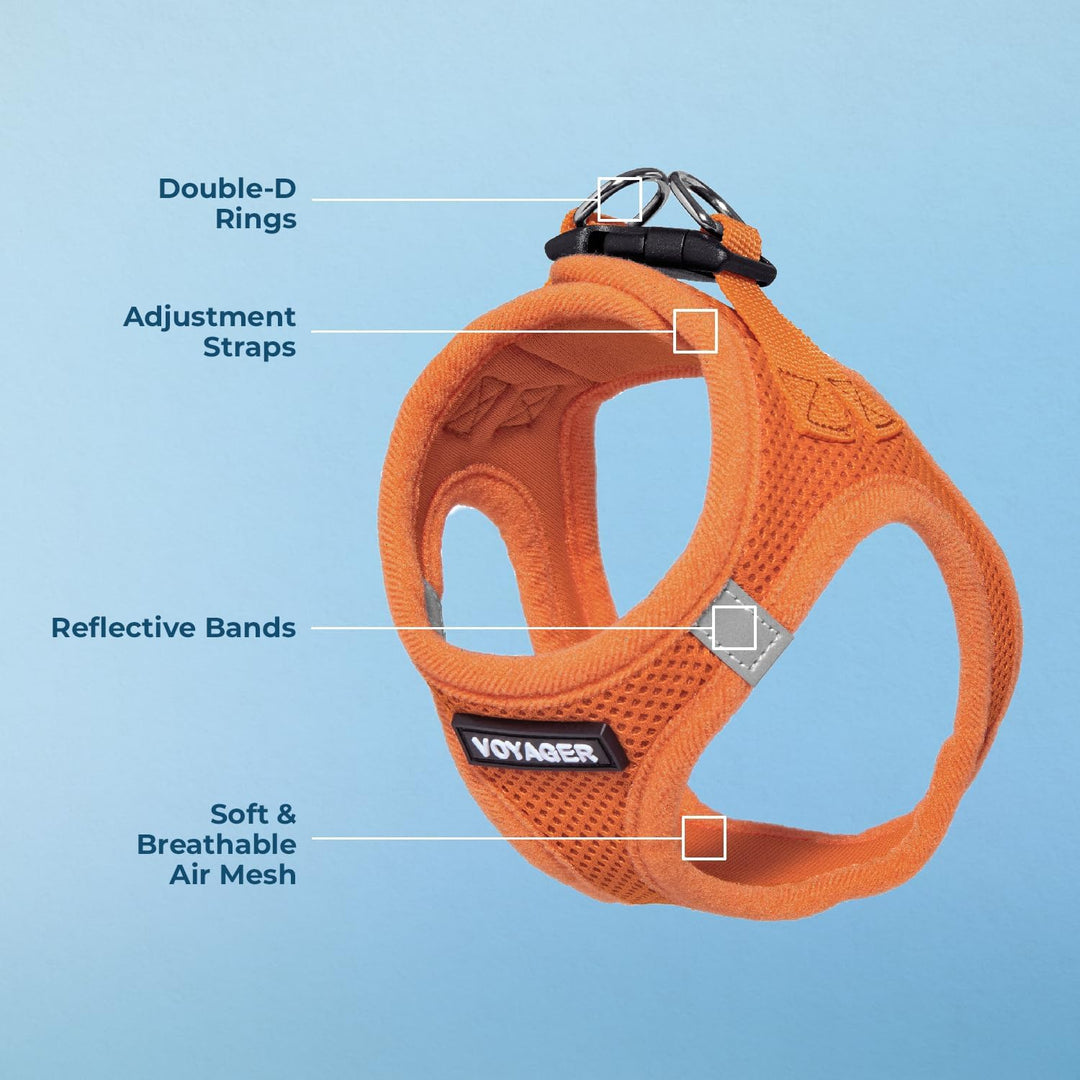 Voyager Step-In Air Hundegeschirr by Best Pet Supplies - All Weather Mesh Step in Vest Harness für k