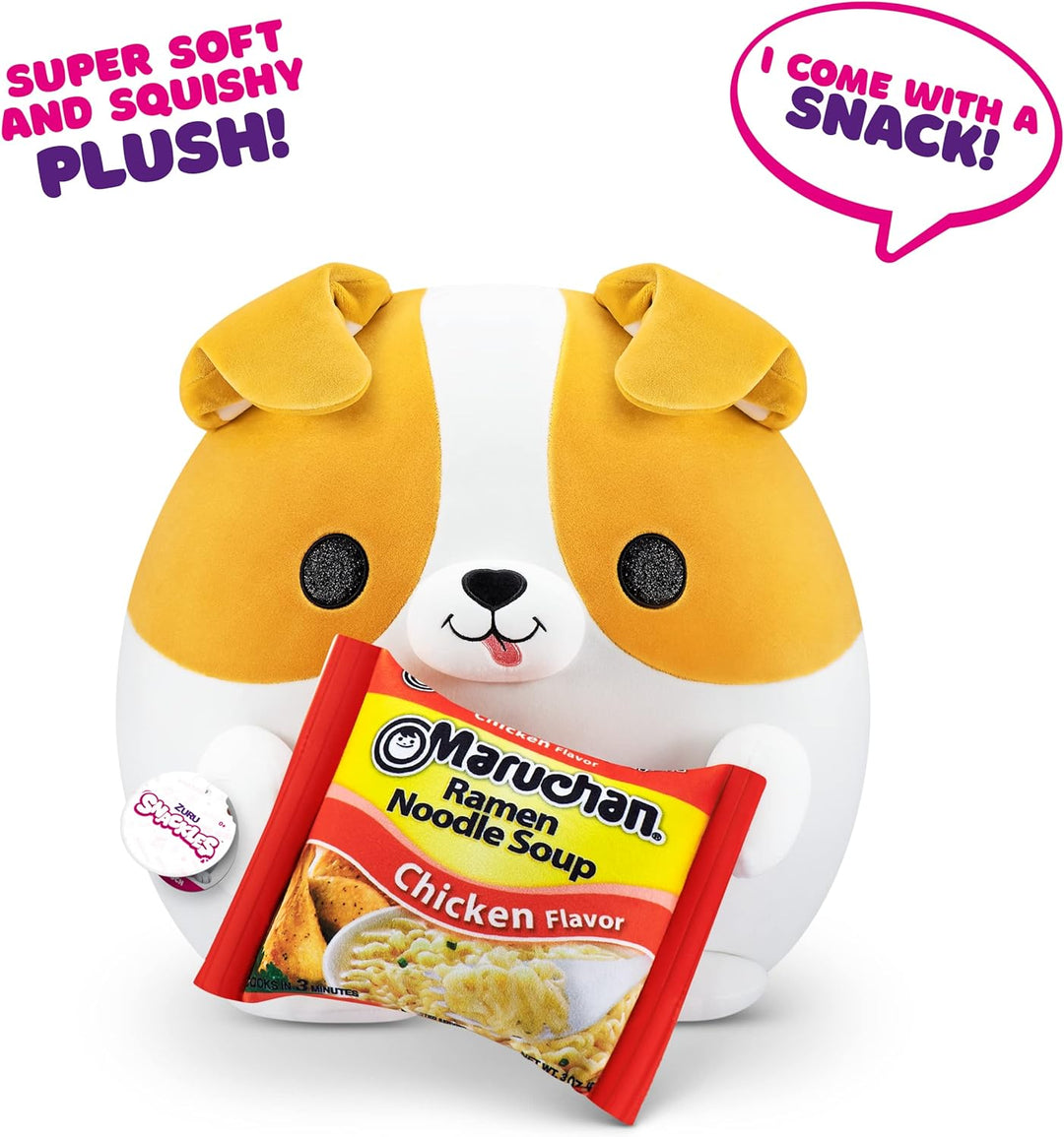 Snackles gross Benji, Corgi (Maruchan) ZURU, 35 cm grossen Plüschtier (Corgi), Corgi