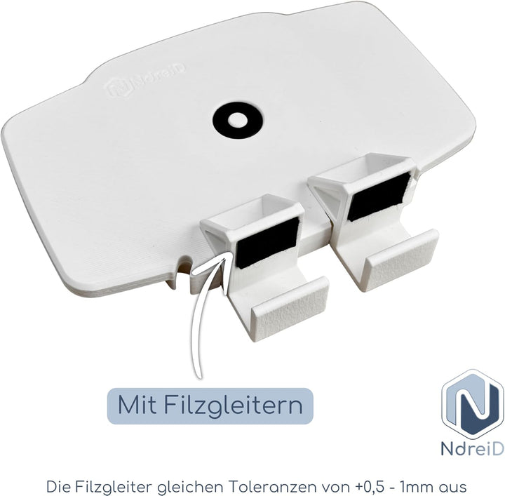Toniebox 2.0 Betthalterung – Halter für Kinderbett | Modular mit Ablage für Tonies | Passt für alle