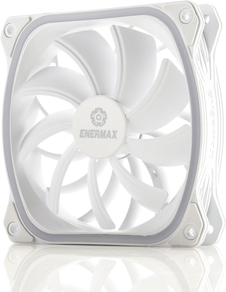 Enermax SQUA 12cm 3er (UCSQARGB12P-W-BP3), adressierbarer RGB-Lüfter, Weiss SQUA RGB 3 Stück Weiss