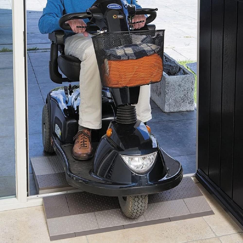 secucare Schwelle Rampe Modular 2 Schichten 84 x 4 x 33 cm 2 84cm X 33cm, 2 84cm X 33cm