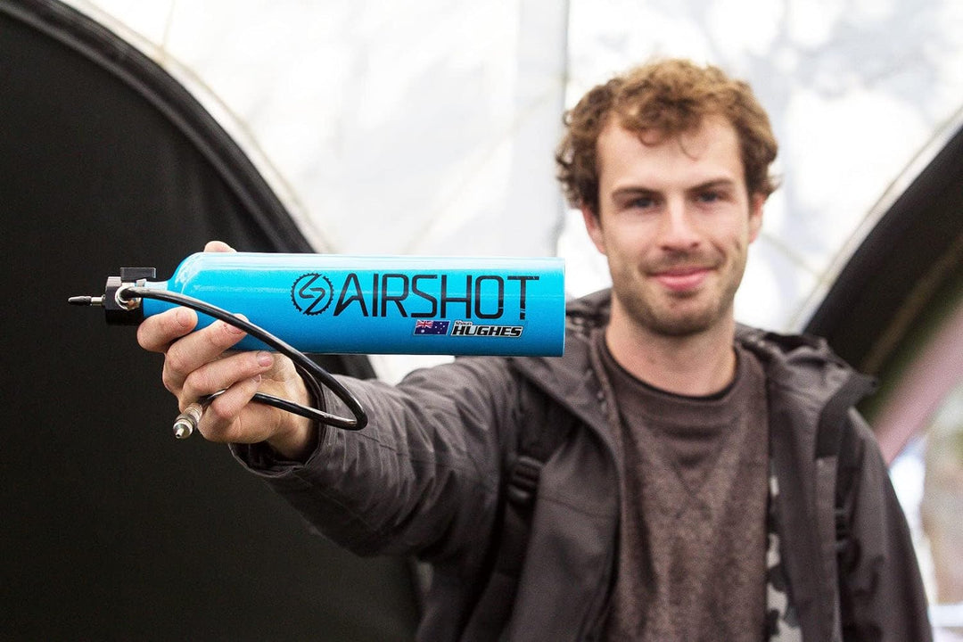Airshot Tubeless-Pumpe blau