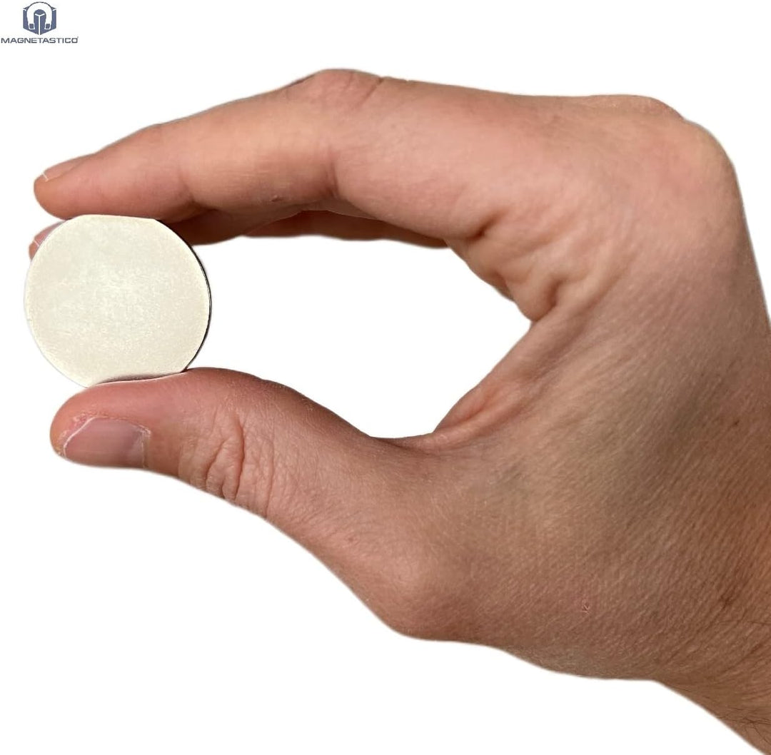 Magnetastico® | 20 Stück Selbstklebende Neodym Magnete N52 Scheibe 30x1 mm | Starke Klebemagnete mit