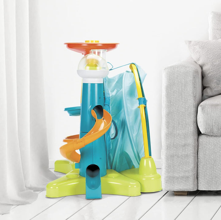 Little Tikes 658365EUC 2-in-1 Aktivitätstunnel-mit Ballrutsche, Fenster, Geräuschen &amp; Musik-für akti