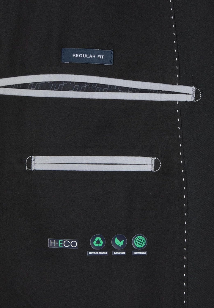 Daniel Hechter - Modern Fit - Herren Baukasten Sakko 26 Schwarz (990), 26 Schwarz (990)