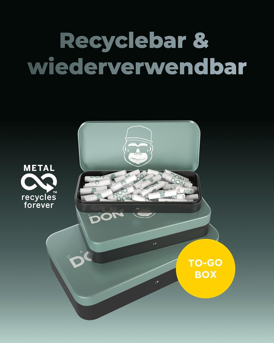 CALM DON® Active Filter | Premium Aktivkohlefilter slim ø5.9mm mit Kokosaktivkohle [250 Filter], 250