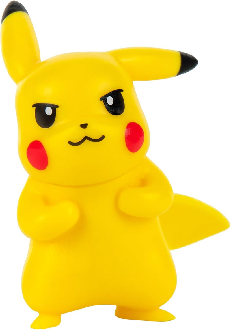 Pokémon PKW2578 - Battle Figure Multipack - 4er Pack mit Pikachu, Endivie, Karnimani, Feurigel, offi