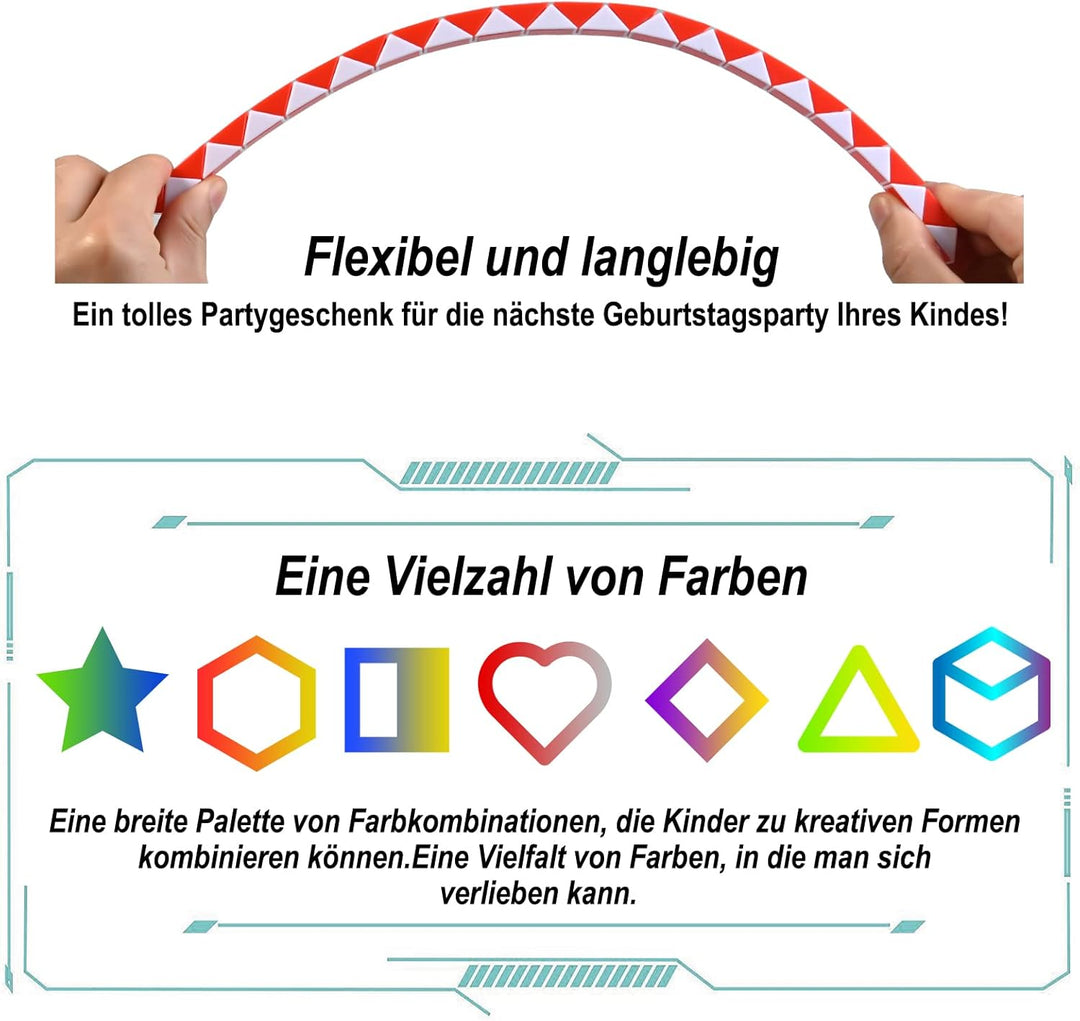 GOLDGE Mitgebsel Kindergeburtstag, 15er 36 Blöcke Magische Schlange Kleine Geschenke für Kinder, Giv
