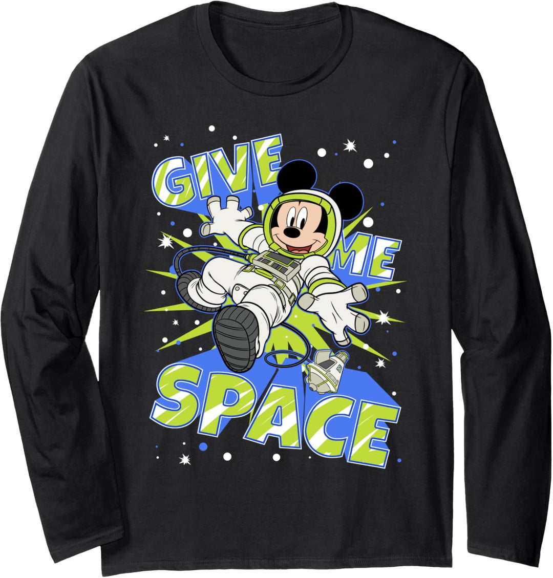 Disney Mickey And Friends Mickey Give Me Space Langarmshirt