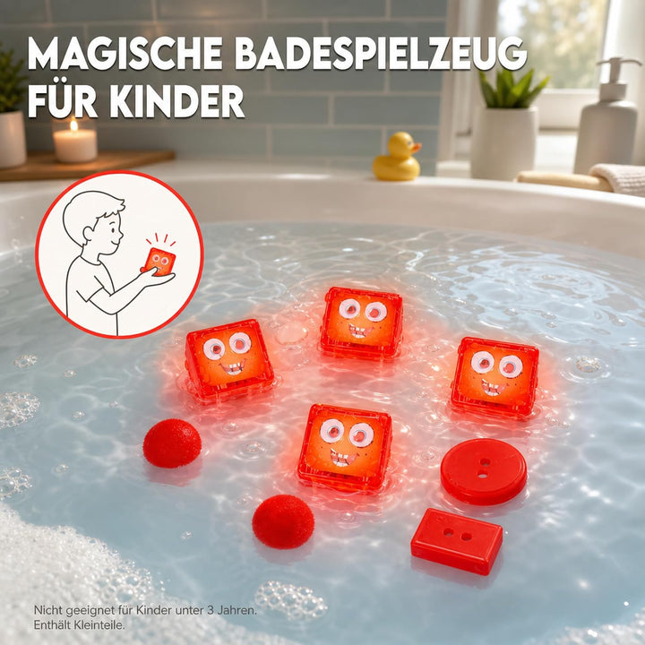 Glo Pals 4 leuchtende Würfel für EIN einzigartiges sensorisches Erlebnis und Magische Lichtshow für