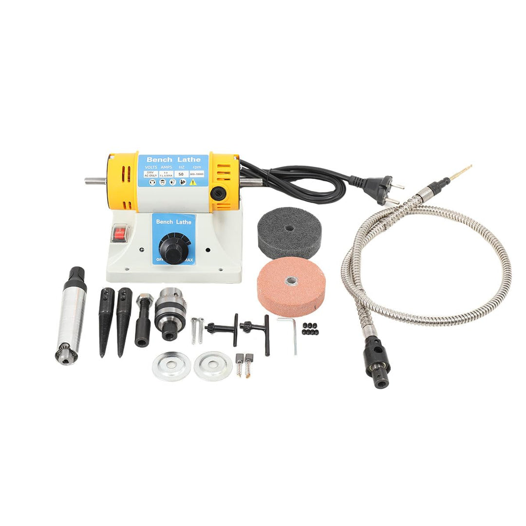 Steinpoliermaschine Tischpolierer, Edelstein-Polierschleifmaschine 220V 320W, Elektrisch Steinschlei