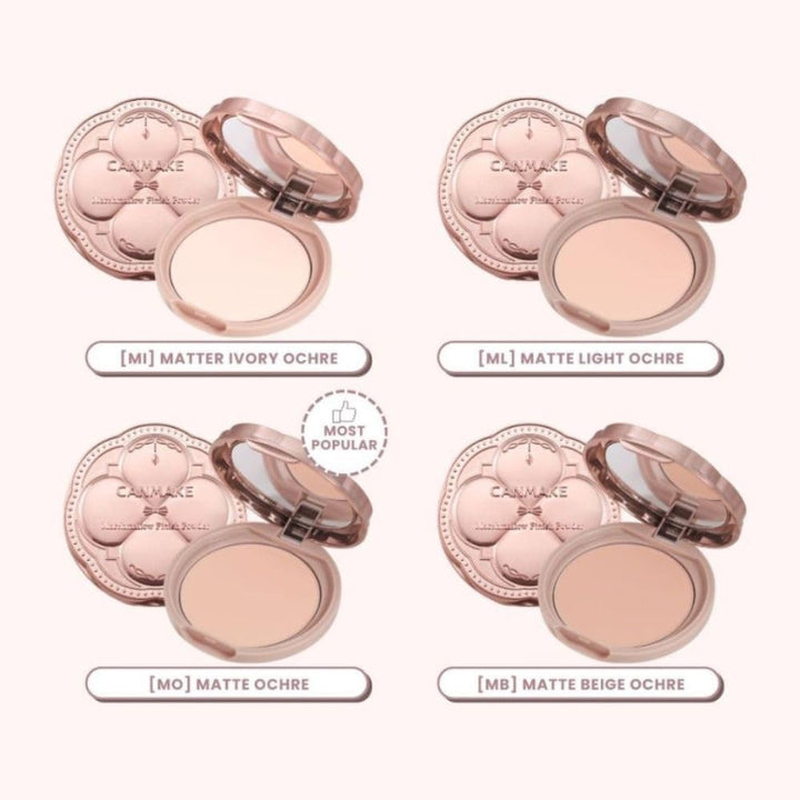 IDA Laboratories CANMAKE | Presto Powder| Marshmallow Finish Powder Matte Beige Ocher SPF26 PA++ 69g