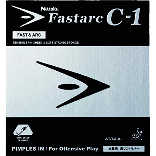 NITTAKU Belag Fastarc C-1 Farbe 1,8 mm, schwarz, Grösse 1,8 mm, schwarz