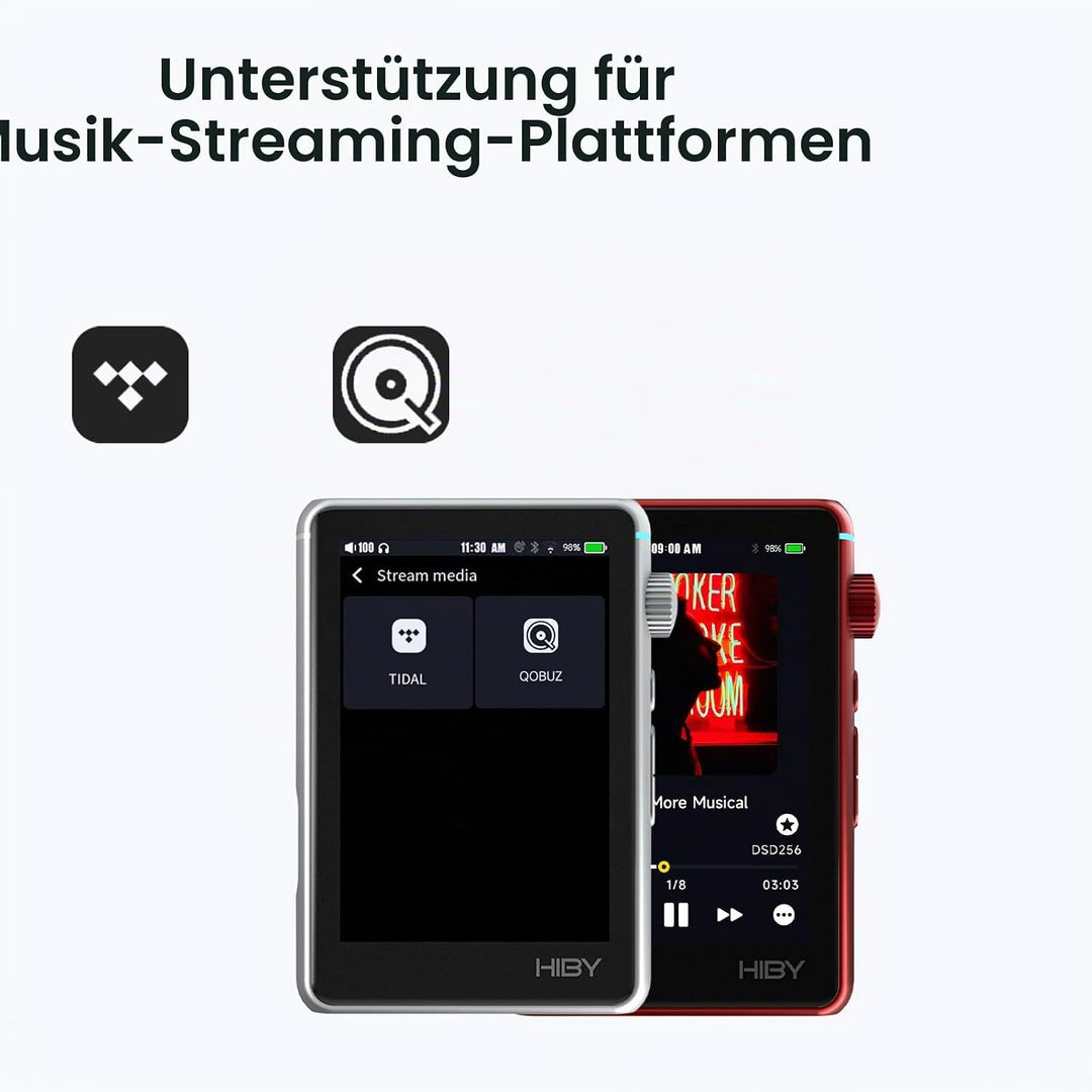 HiBy R3 II 2025 Hi-Res Audio-Player – Dual-DAC-Chips, MQA-Dekodierung, Qobuz/Tidal-Player mit Blueto