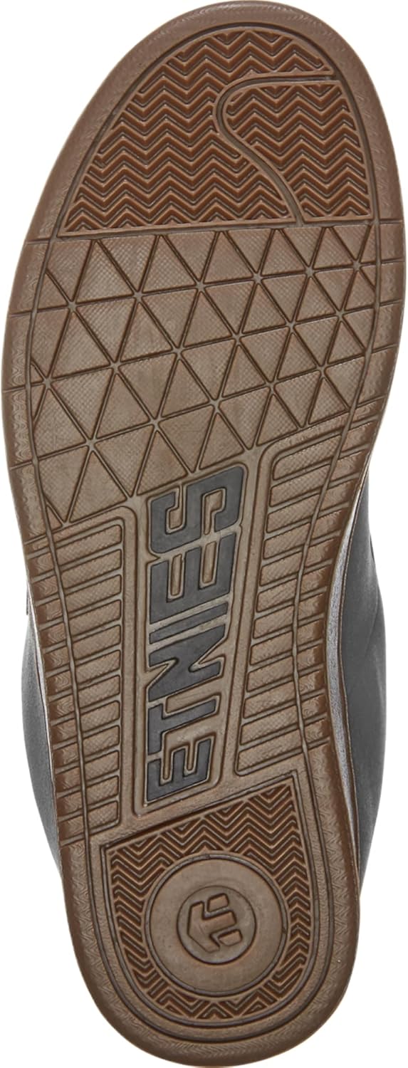 Etnies Herren Kingpin Skateboardschuhe 38.5 EU Grau Schwarz, 38.5 EU Grau Schwarz
