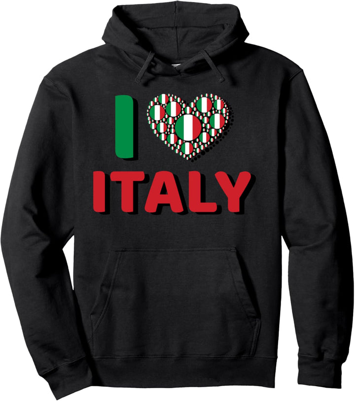 I love Italy T-Shirt Herz Flagge Tee Pullover Hoodie