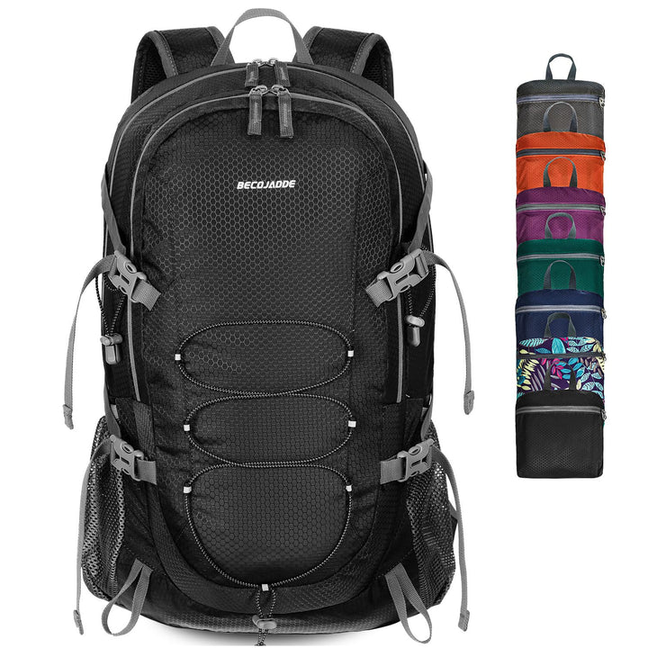 Wanderrucksack Herren Damen 40L Ultraleichter Faltbarer Rucksack Wasserdichter Reiserucksack Trekkin