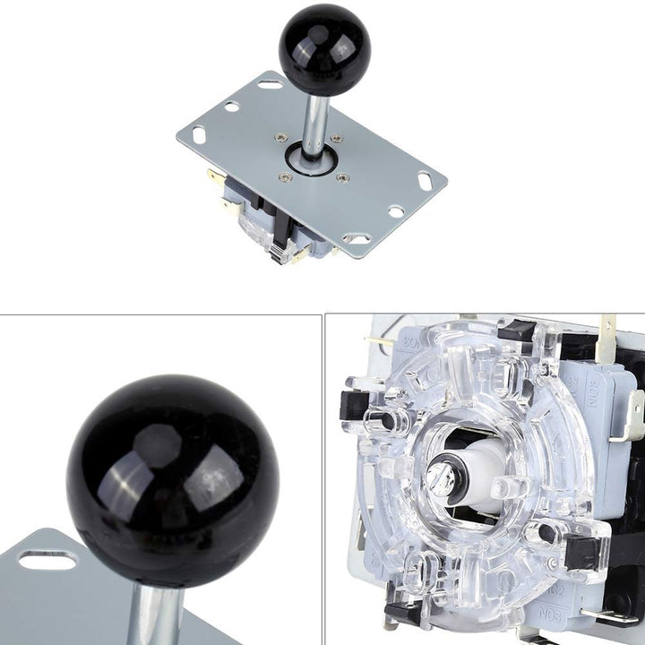 Hilitand Null Verzögerung Arcade-Spiel DIY Teile Kits 10 Tasten + PC-Spiele Schwarz Joystick + USB-E