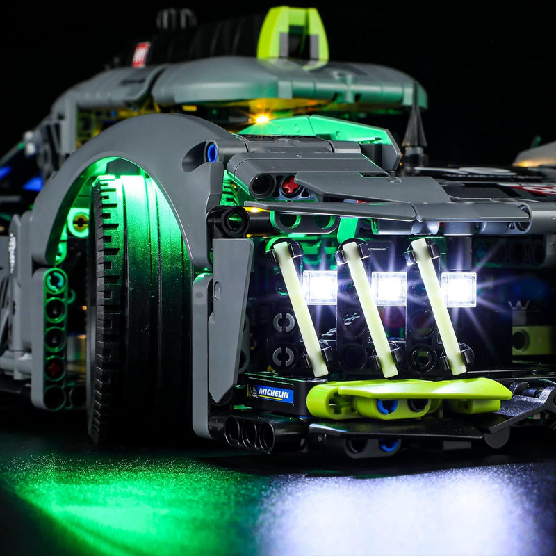 BRIKSMAX 42156 Led Licht für Lego Peugeot 9X8 24H Le Mans Hybrid Hypercar - Compatible with Lego Tec