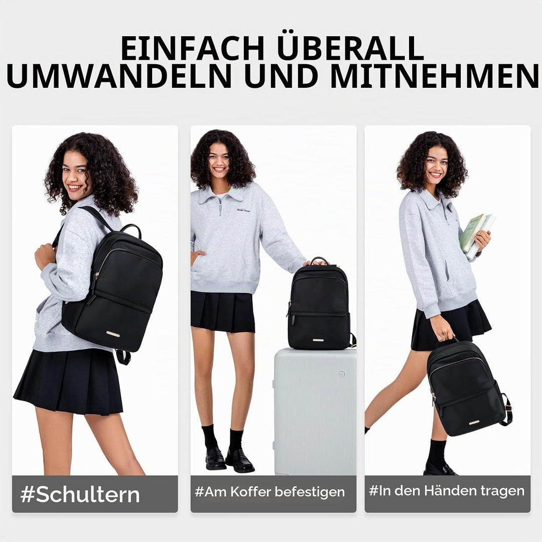 GOLF SUPAGS Laptop-Rucksack für Damen, schmale Computertasche, für Arbeit, Reisen, College, Schule,
