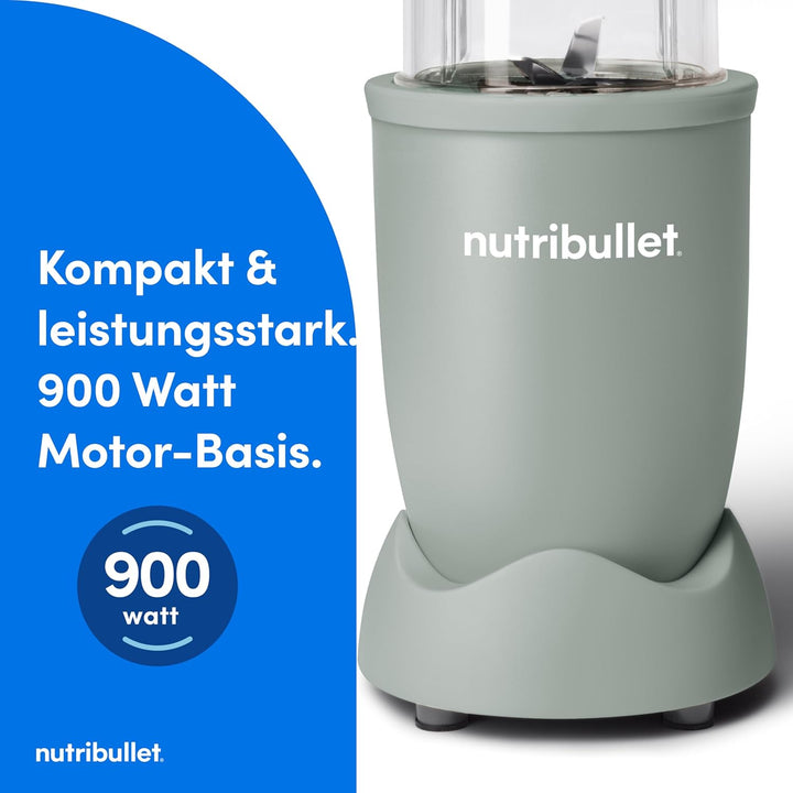 Nutribullet Pro 900 Smoothie Maker, Multifunktions-, Obst- & Gemüsemixer, kompaktes Design, einfache