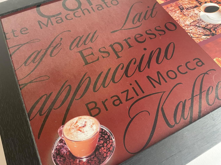 Knie-Tablett mit Kissen – Bequemes Kissen-Tablett für Laptop, Kaffee, Frühstück und mehr – Praktisch