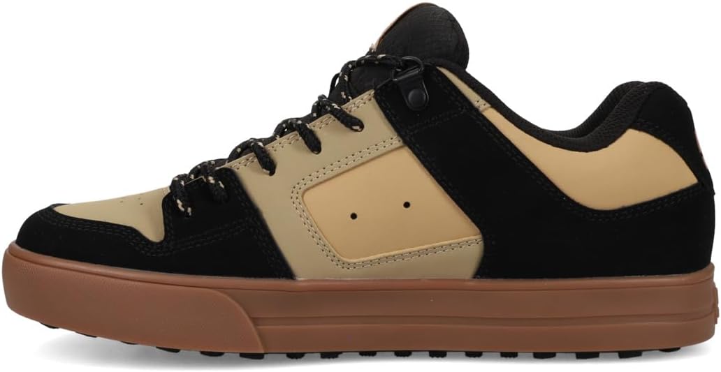 DC Shoes Herren Pure SHOE-D0300660-0WPD-black Skate-Schuh 39 EU Black Gum, 39 EU Black Gum