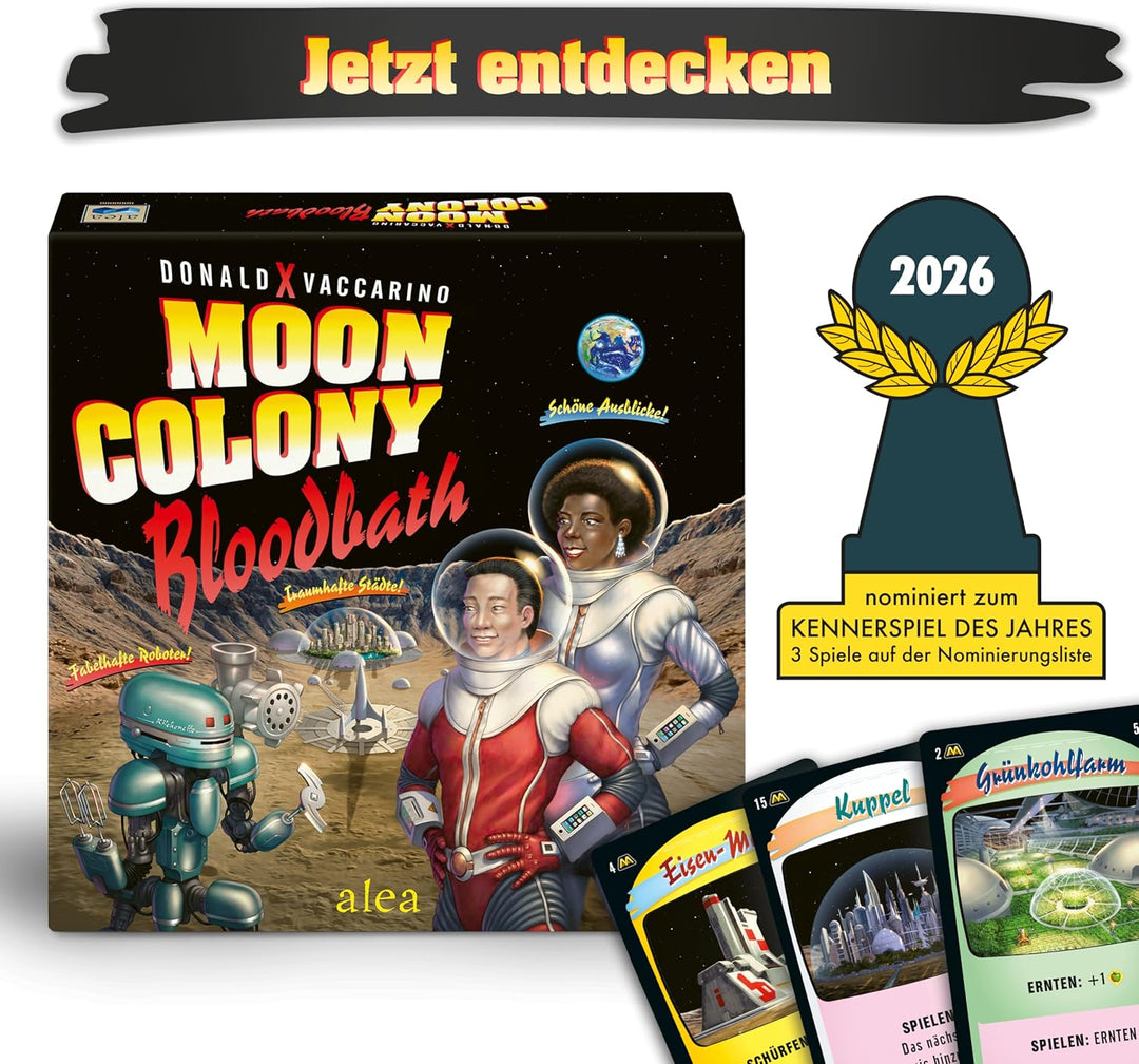 Ravensburger 25161 Alea Moon Colony Bloodbath - Brettspiel für Familien und Erwachsene ab 14 Jahren