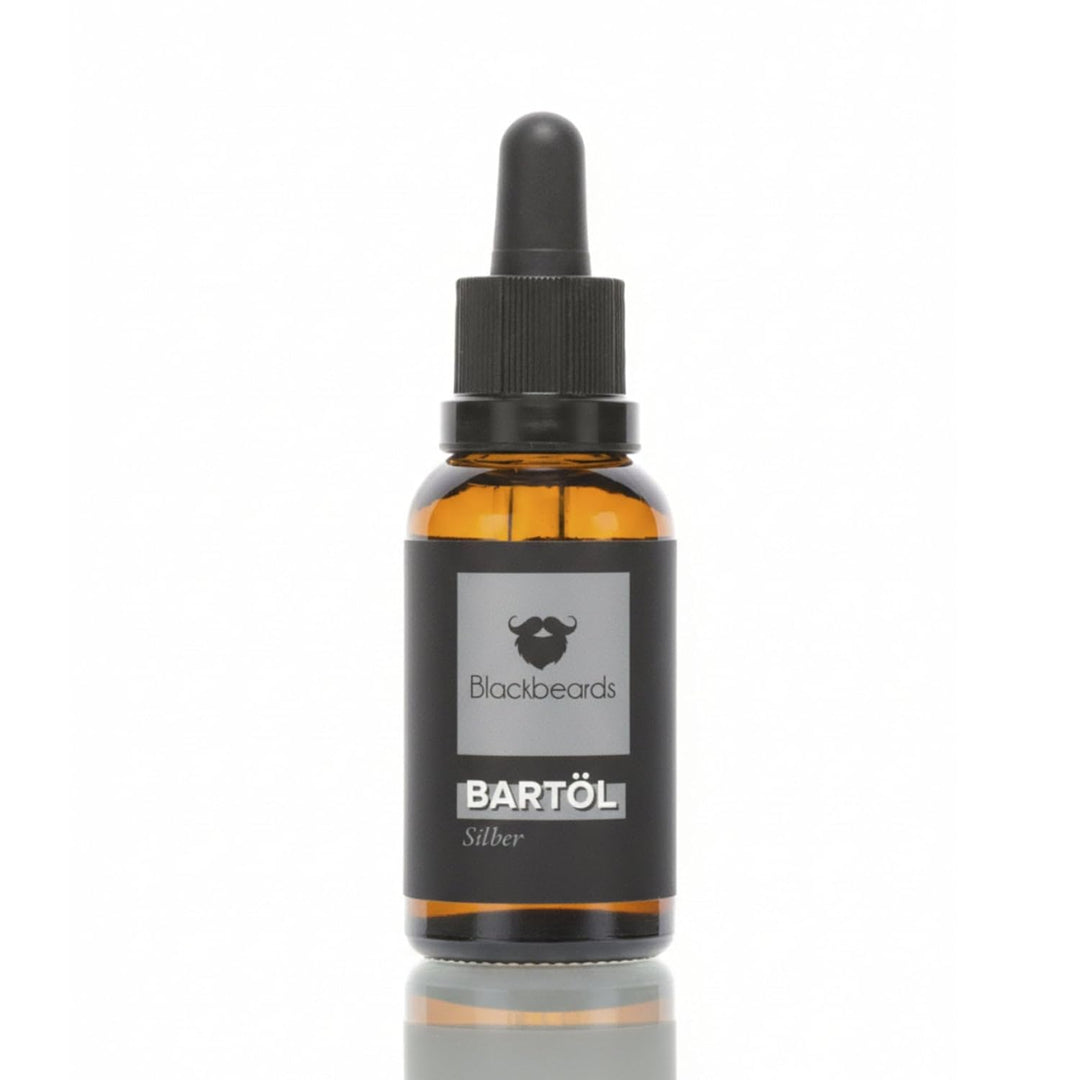 Blackbeards Bartöl Silber – Ohne Duft – Duftneutral & Parfümfrei – Bartpflege für Allergiker & empfi