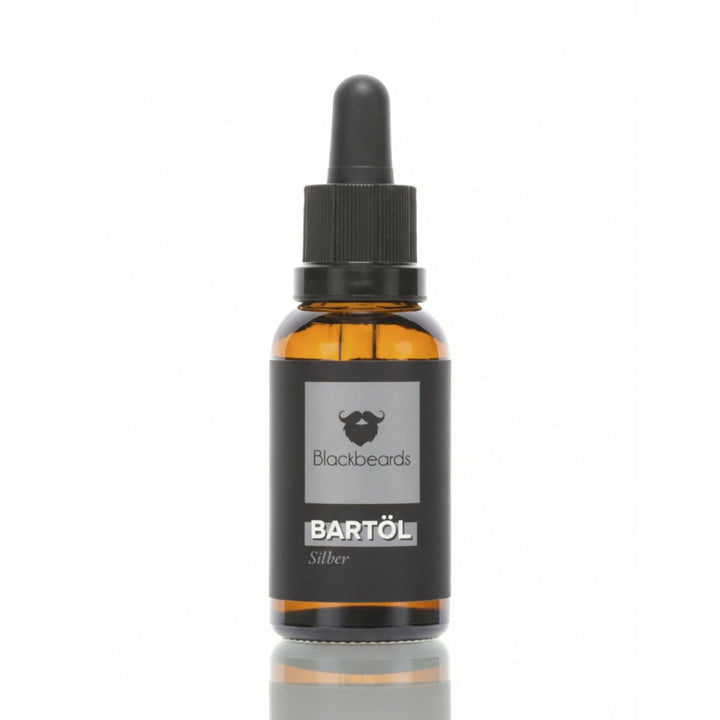 Blackbeards Bartöl Silber – Ohne Duft – Duftneutral & Parfümfrei – Bartpflege für Allergiker & empfi