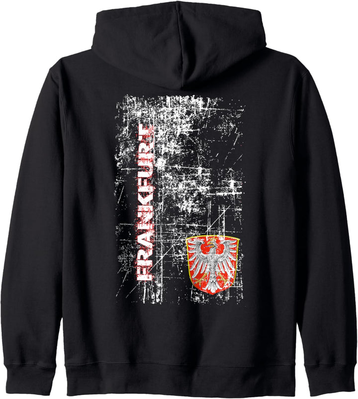 Frankfurt T-Shirt Frankfurter Männer Herren & Frauen Hessen Kapuzenjacke