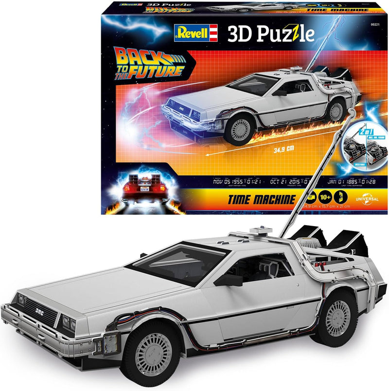 Revell 3D Puzzle 00221 "Back to The Future Time Machine