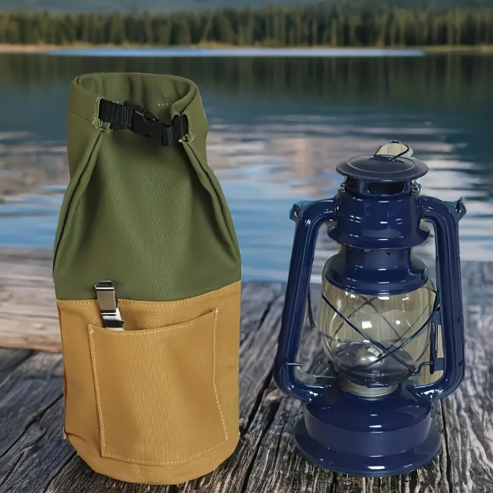 Campingzubehör Laternenkoffer, Öllampen-Aufbewahrungstaschen im Retro-Stil mit Tasche, Wiederverwend