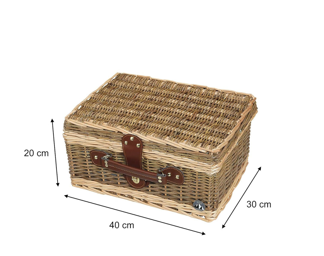 Cilio Melano Picknick-Korb, Braun, M, 156607