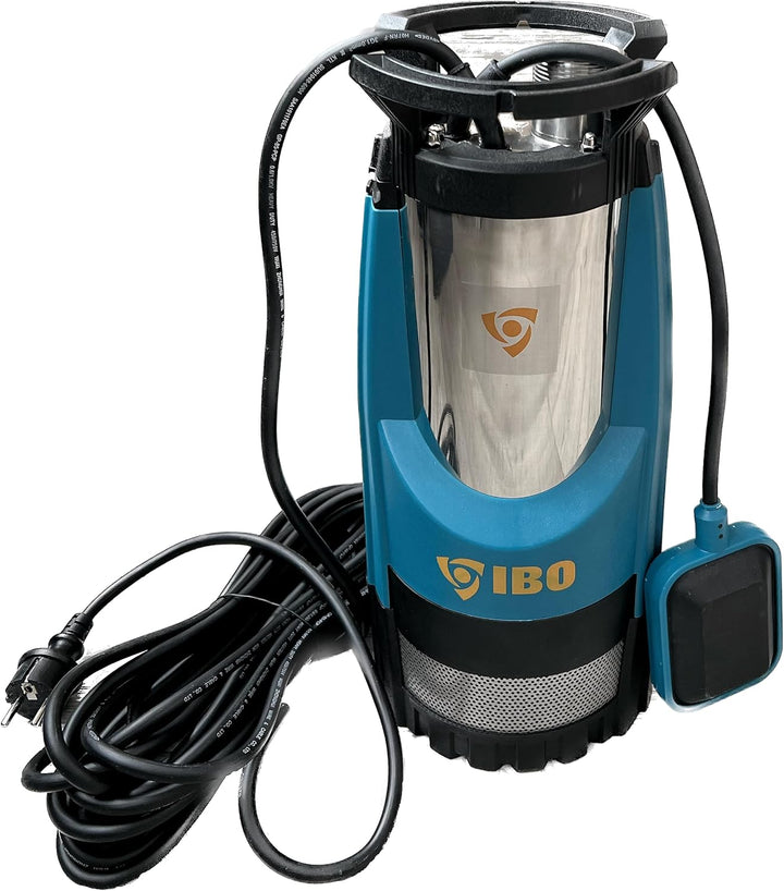 IBO Tauchpumpe Multi IP 1200W INOX 6300l/h Wasserpumpe Edelshtahl Bewässerung