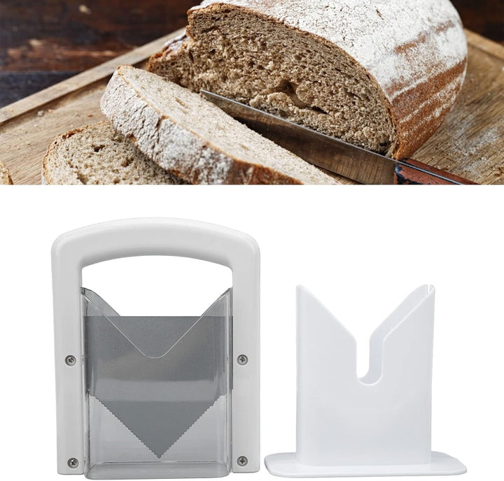 Focket Bagelschneider, Guillotine Bagelschneider mit Schutzschild für Bagels, Muffins und Brötchen,