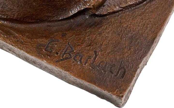 Kunst & Ambiente - Bronzeskulptur - Blinder Bettler (1906) - signiert - Ernst Barlach Bronzefigur -