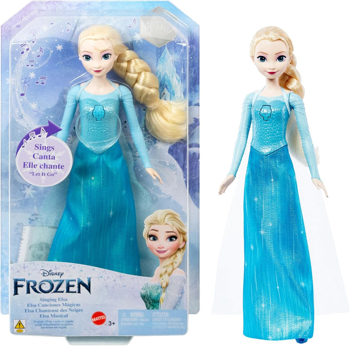 Disney Die Eiskönigin Elsa Puppe, Die Eiskönigin Puppe, kämmbare blonde Haare, beweglich, ausziehbar