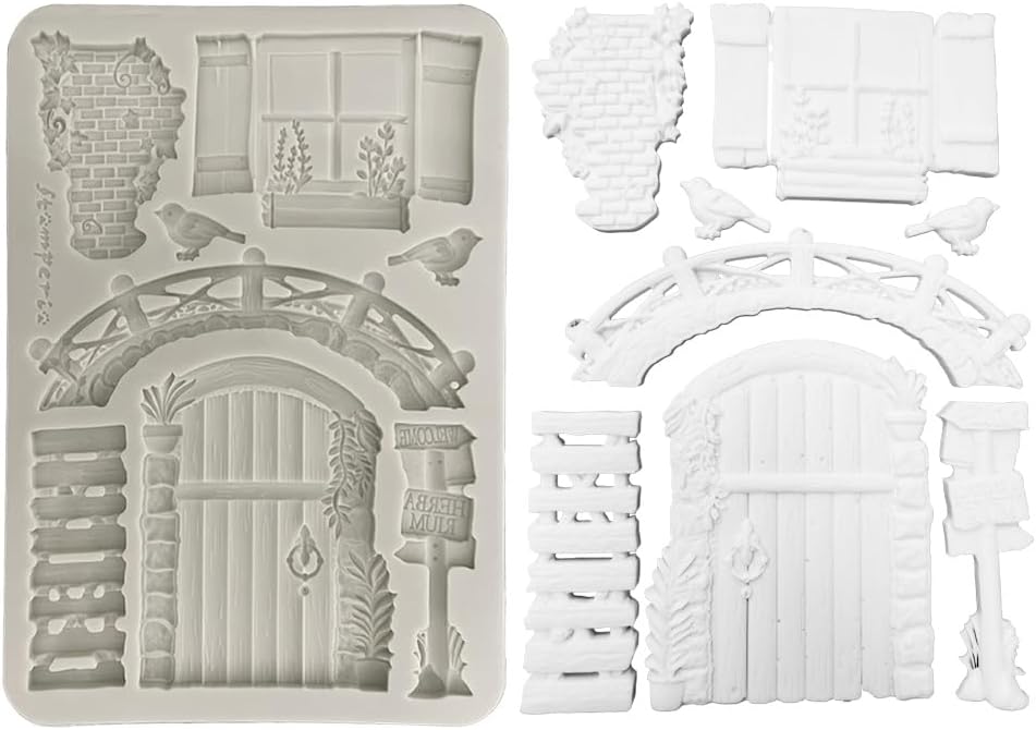 Stamperia - Silicon Mould A5 for Scrapbooks, Bullet Journals and More, Non-Stick Surface, Suitable f