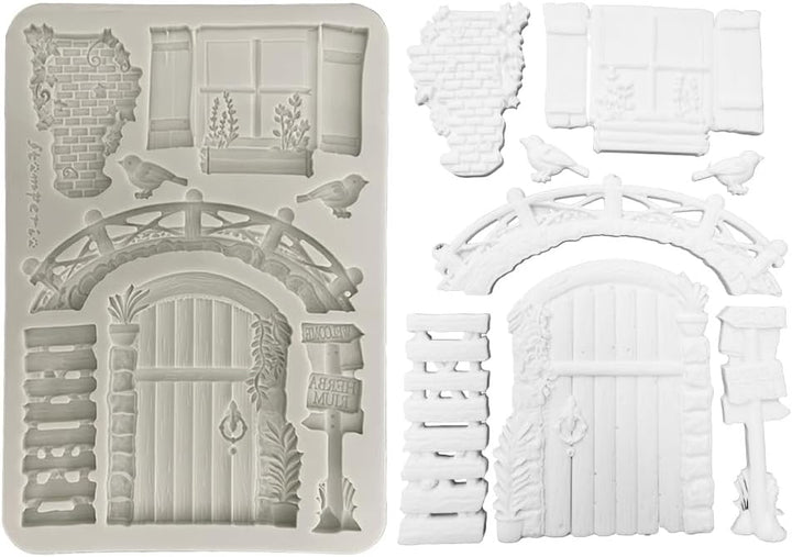 Stamperia - Silicon Mould A5 for Scrapbooks, Bullet Journals and More, Non-Stick Surface, Suitable f