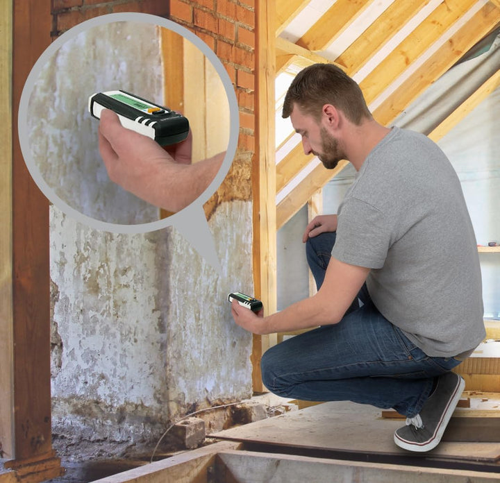 LASERLINER Holz- und Bau-Feuchtemessgerät DampFinder Compact plus