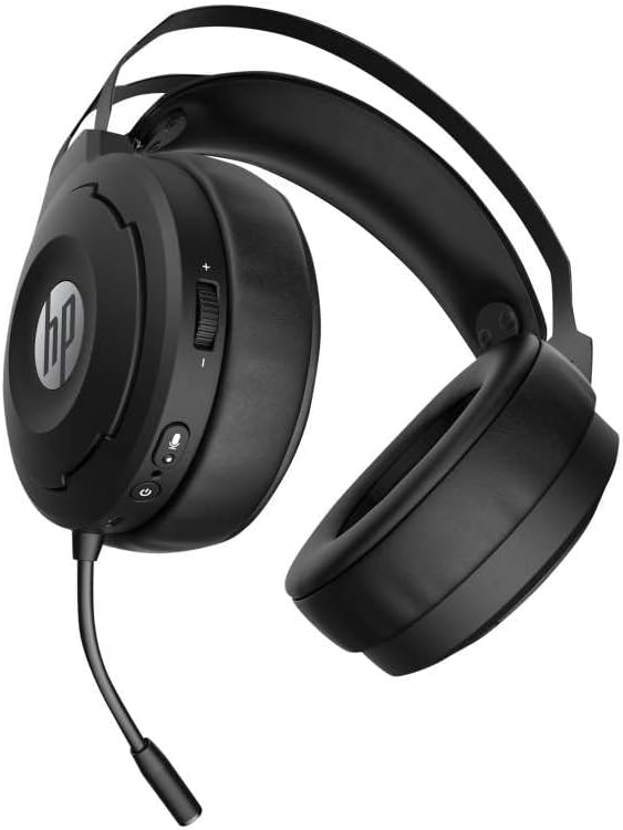 HP X1000 Wireless Gaming Headset (Kabellos, USB-Dongle, 7.1 Surround Sound, 50mm Treiber, Mikrofon,