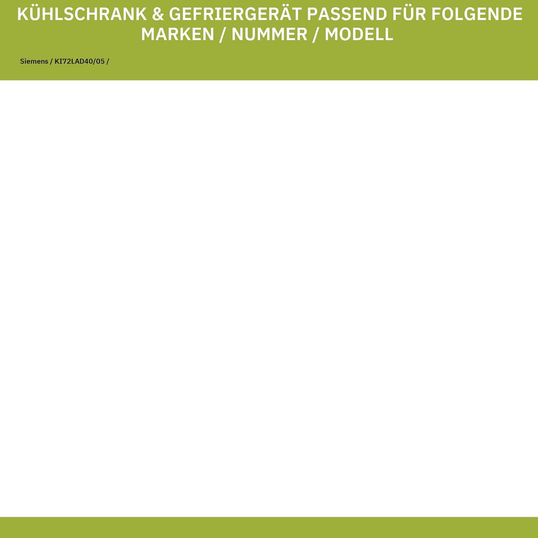 Schubladenblende hyperFreshPlus kompatibel mit SIEMENS 11013082 für Kühlschrank