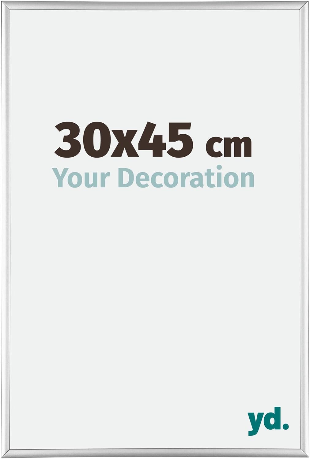 yd. Your Decoration - Bilderrahmen 30x45 cm - Bilderrahmen aus Aluminium mit Acrylglas - Antireflex