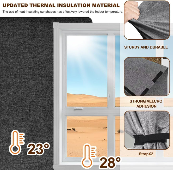 Verdunklungsrollo, Dachfenster Rollo, Fenster Verdunkelung, Verdunklungsrollo Ohne Bohren, Perfekt f