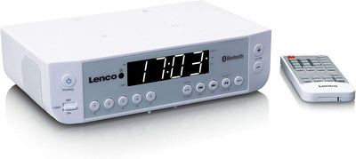 Lenco KCR-100 - Küchenradio - Unterbauradio mit Bluetooth - PLL FM Empfänger - 5 Senderspeicher - LE