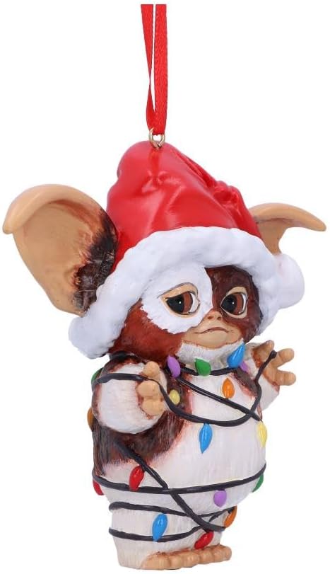 Nemesis Now Gremlins Gizmo in Lichterketten zum Aufhängen, festlich, dekorativ, rot, B5587T1, One Si