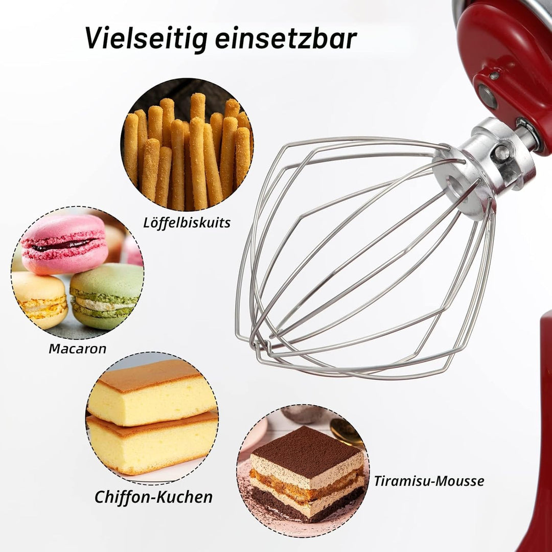 Gdrtwwh Mount for KitchenAid 4.5-5 Qt. Tilting Head Stand Mixer Accessories (Wire Whip, Dough Hook,