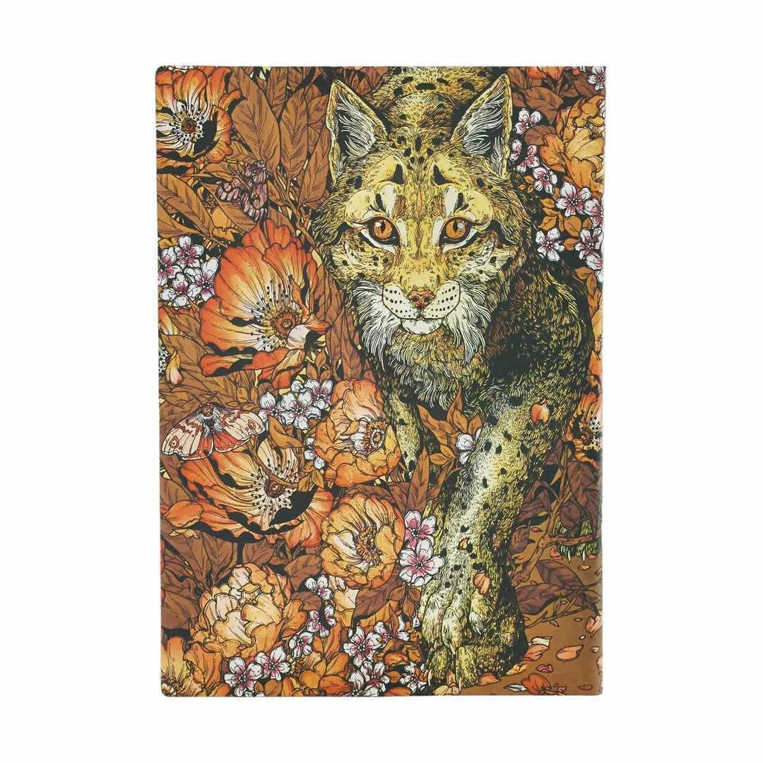 Lynx Rising (Erica Williams Art) Midi Lined Softcover Journal (Elastic Band Closure), Terminkalender