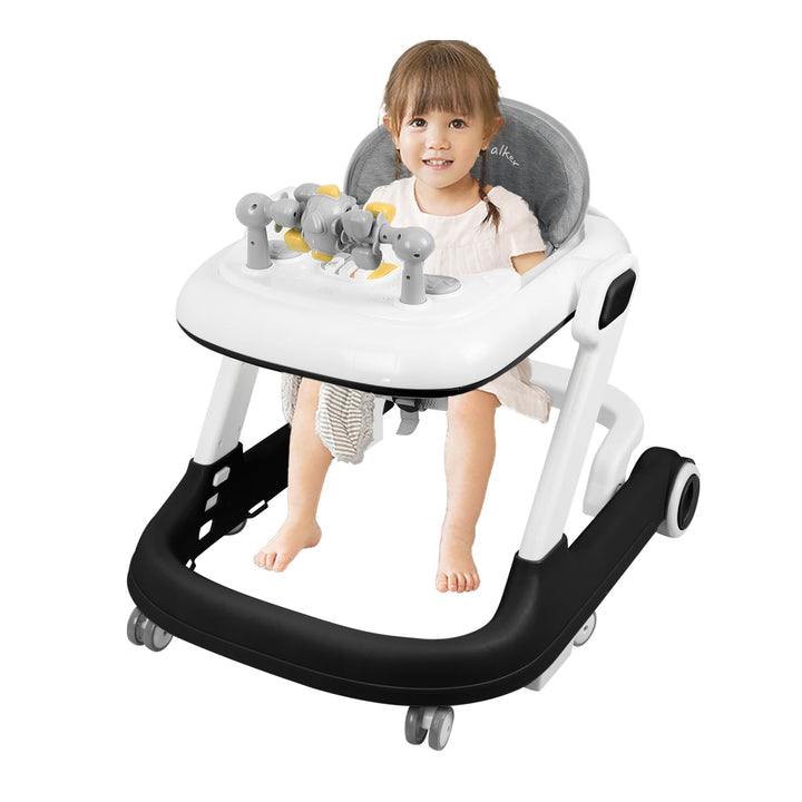 Lauflernhilfe für Babys, 2-in-1, mit abnehmbarem musikalischen Aktivitätstablett, Lauflernhilfe für